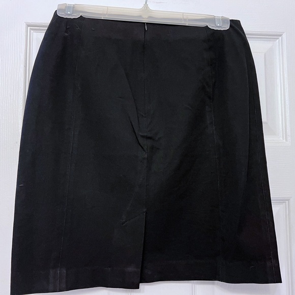 Banana Republic Black Chino Pencil Skirt - Picture 2 of 3